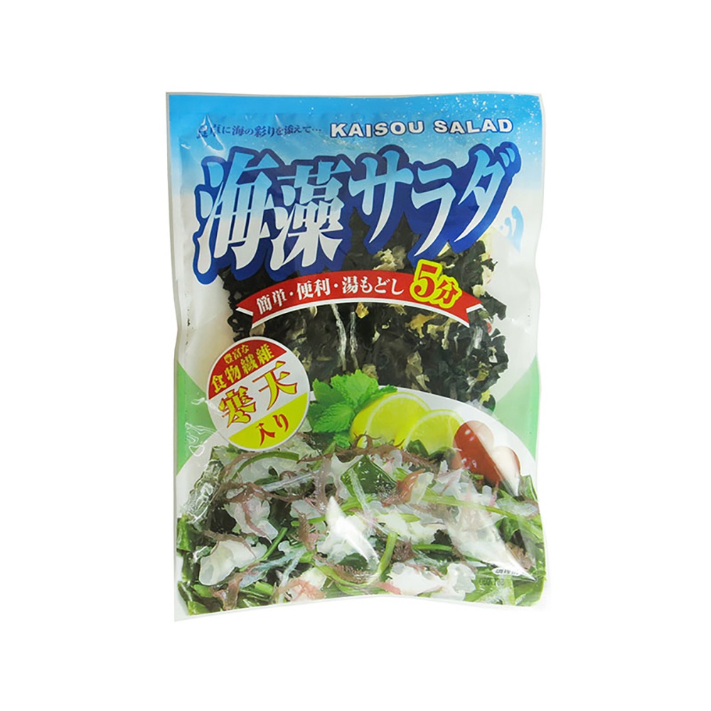 Rong biển hỗn hợp Wakame Kanten Sanko Sangyo trộn Salad, nấu canh 75g - Hachi Hachi Japan Shop
