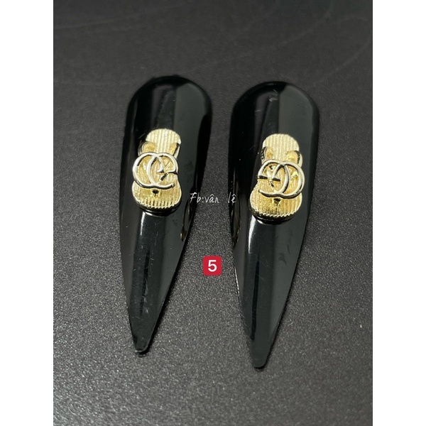 phụ kiện đá dép tông gắn móng tay nail 1 đôi