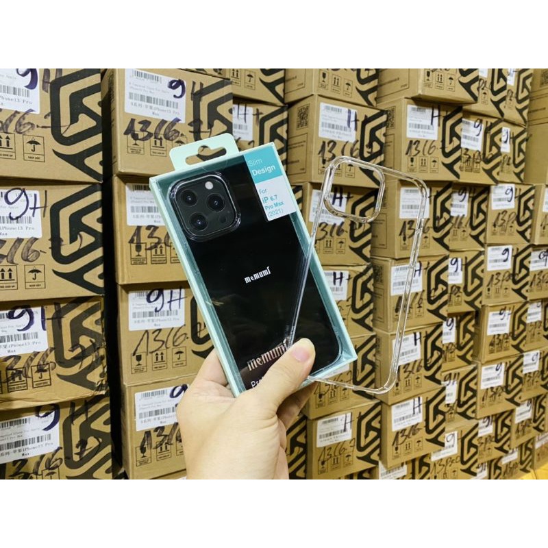 Ốp lưng Memumi chính hãng siêu mỏng cho iphone 13 / 13 Pro / 13 Pro Max trong cứng