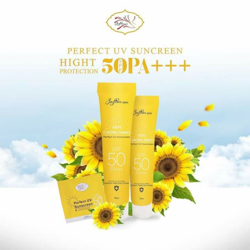 Kem chống nắng Safron nano