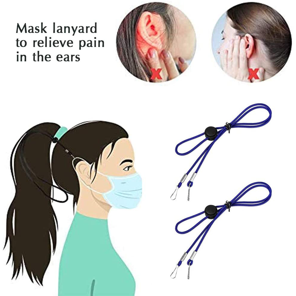 Dây Đeo Khẩu Trang Có Thể Điều Chỉnh Tiện Dụng Cho Trẻ Em Và Người Lớn