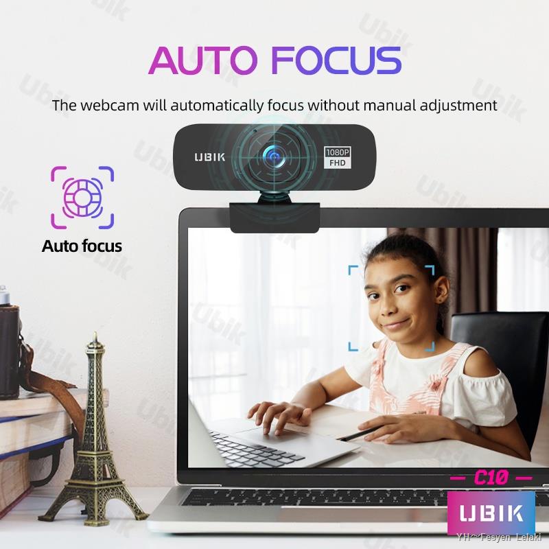 Webcam HD 24H SHIPS】UBIK C10 FHD1080P 2K cho máy tính | BigBuy360 - bigbuy360.vn