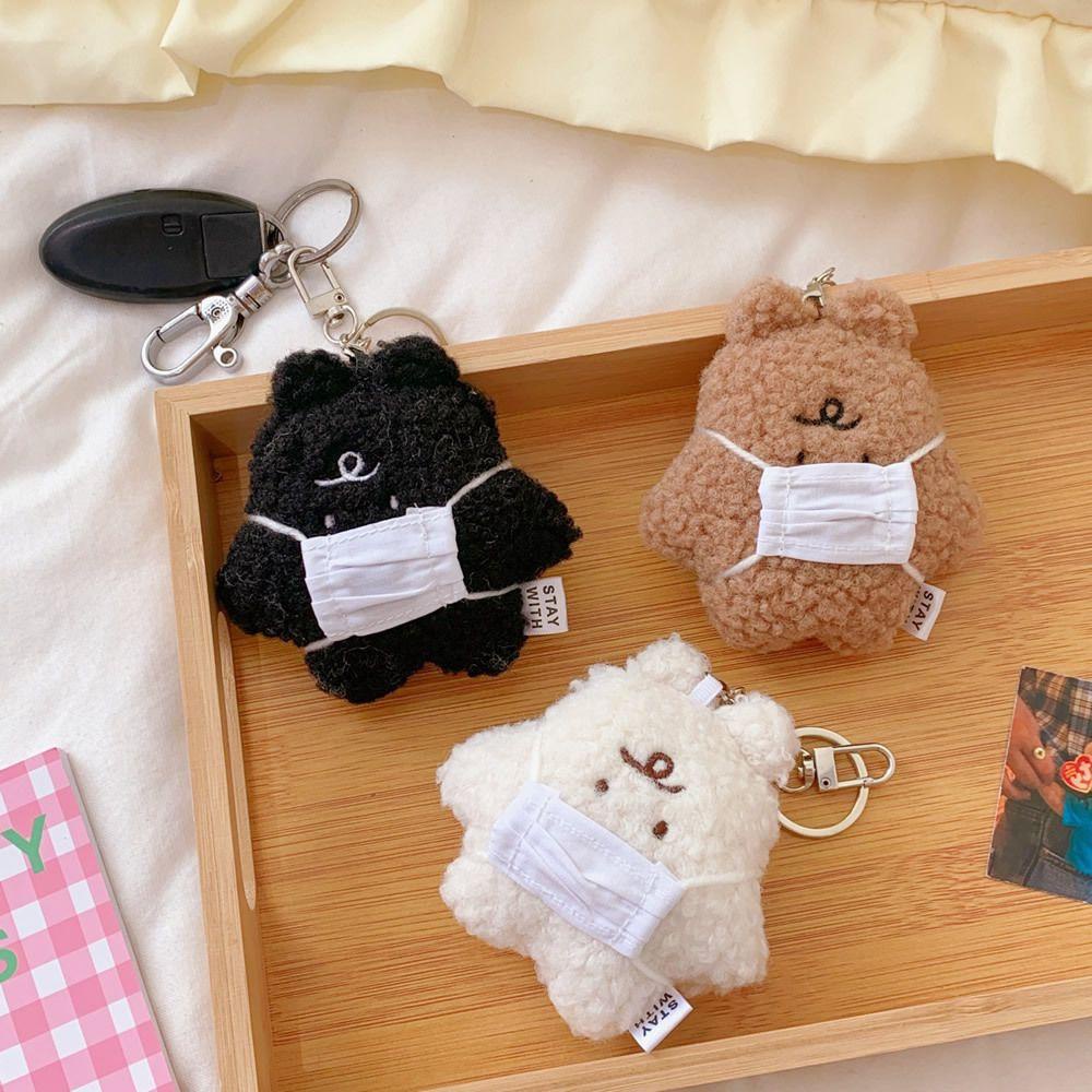 CONOPERY Móc Khóa Hình Chú Gấu Hoạt Hình Đáng Yêu