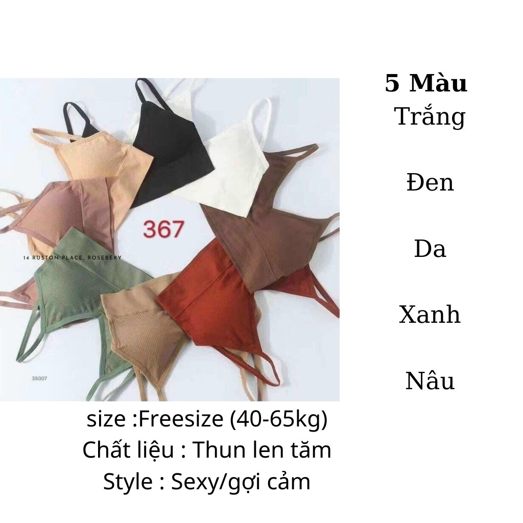 Áo bra nữ 2 dây hở lưng có miếng lót nâng ngực freesize thoải mái | BigBuy360 - bigbuy360.vn