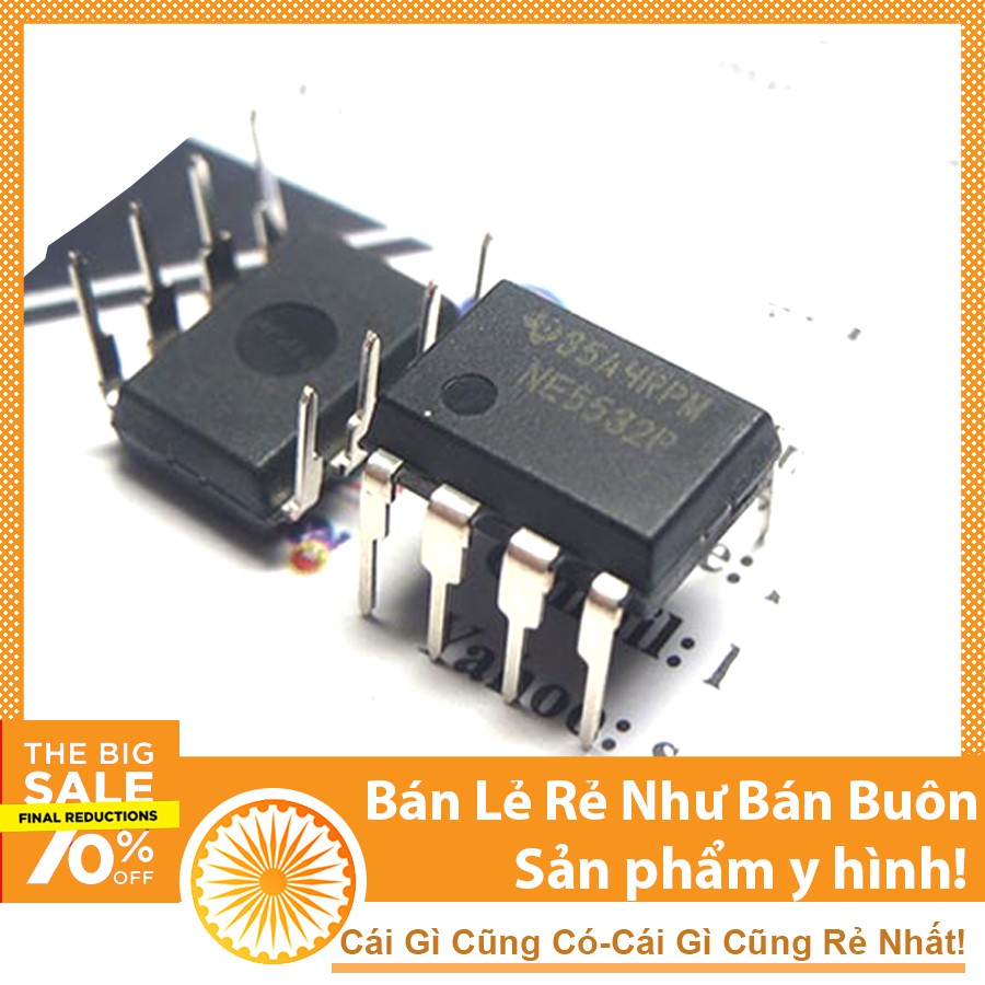 Linh kiện ic opam so sánh NE5532 Cắm | WebRaoVat - webraovat.net.vn