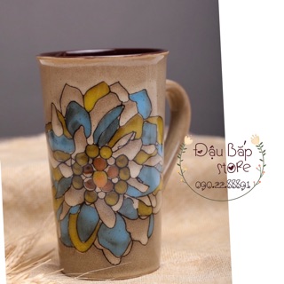(ORDER) SET 4 CỐC SỨ PHONG CÁCH VINTAGE