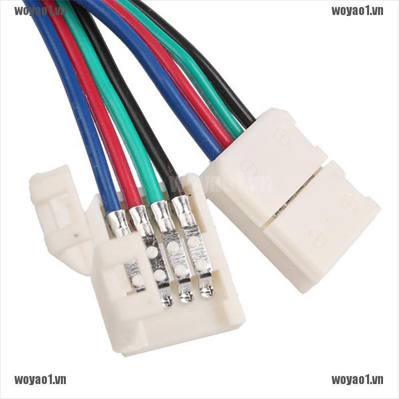 Dây Cáp Nối Hai Đầu 4 Chấu 10Mm Cho Đèn LED 5050 RGB