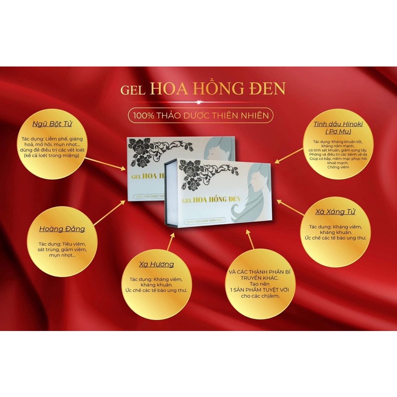 GEL HOA HỒNG ĐEN