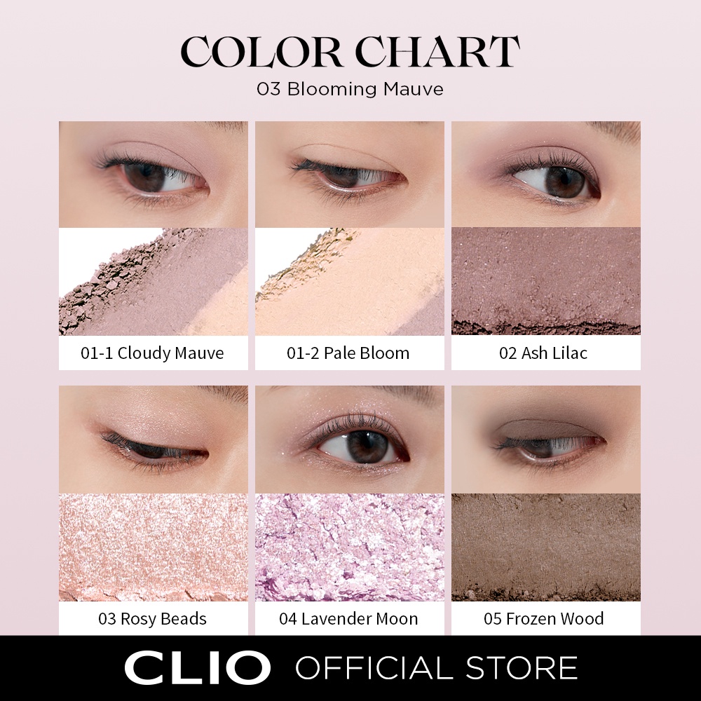 [CLIO] Bảng Phấn Mắt Mini 4g Trang Điểm Chuyên Nghiệp | eyeshadow palette