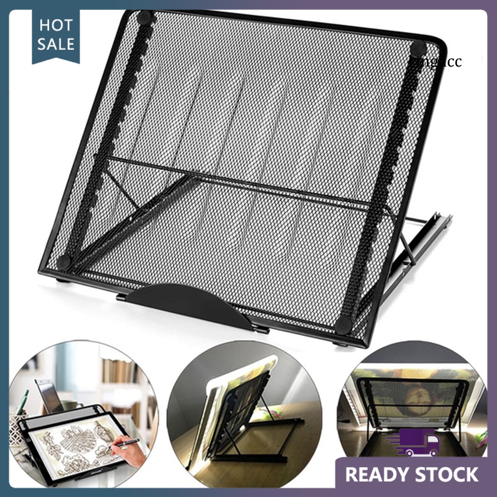 Giá Đỡ Bảng Vẽ / Bảng Vẽ / Đèn Led Khổ A4 Bằng Kim Loại Có Thể Gấp Gọn Tiện Dụng
