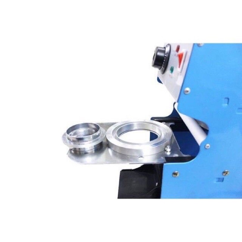 Máy dập nắp cốc ET-D7, dán miệng cốc nhựa