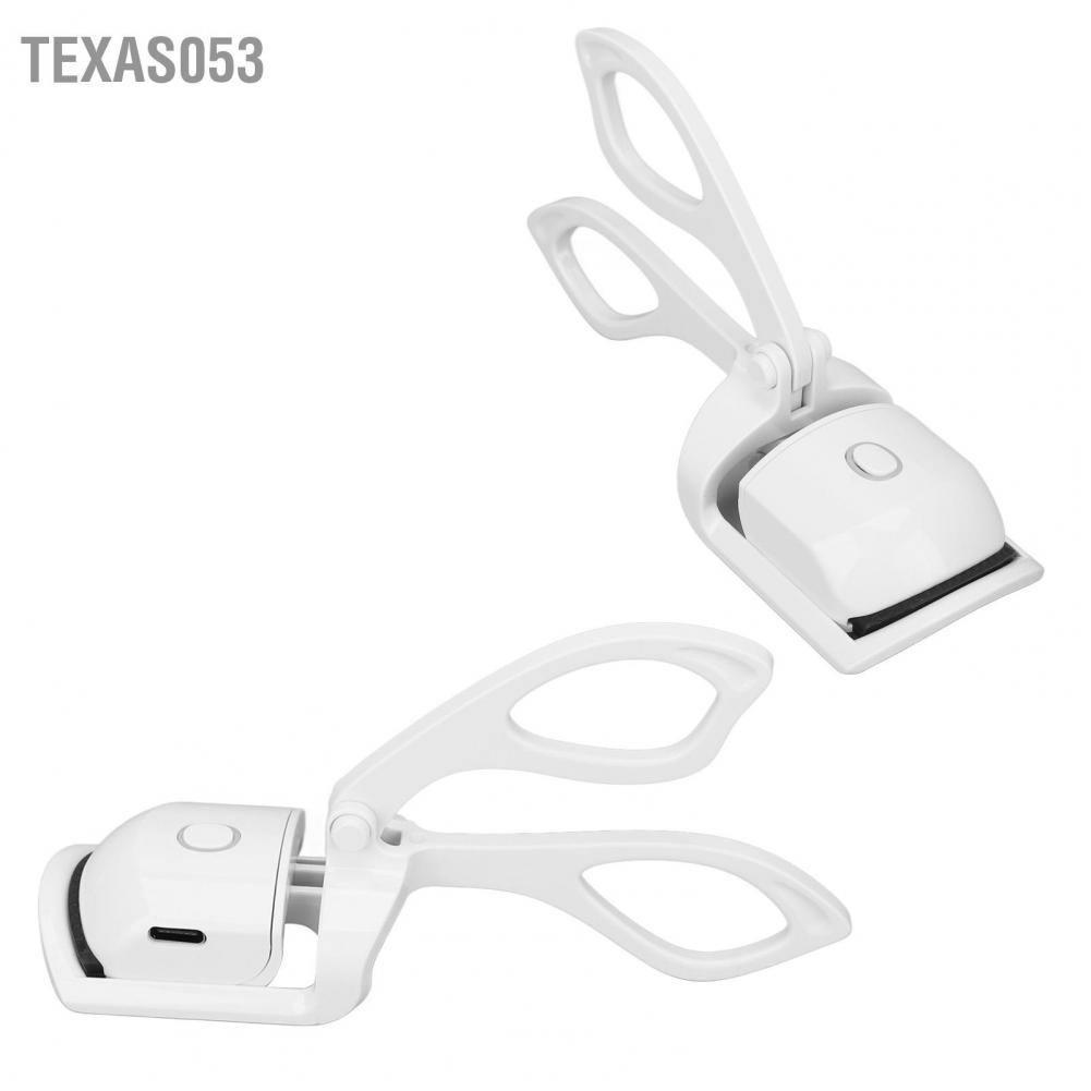 Hàng Sẵn Dụng Cụ Uốn Cong Lông Mi Thông Minh Bằng Nhiệt 2 chế độ 10 giây Sưởi ấm trước USB【Texas053】