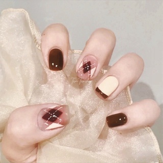 Móng giả thiết kế Nailbox bộ 10 móng tặng kèm keo dũa ảnh thật shop tự chụp.