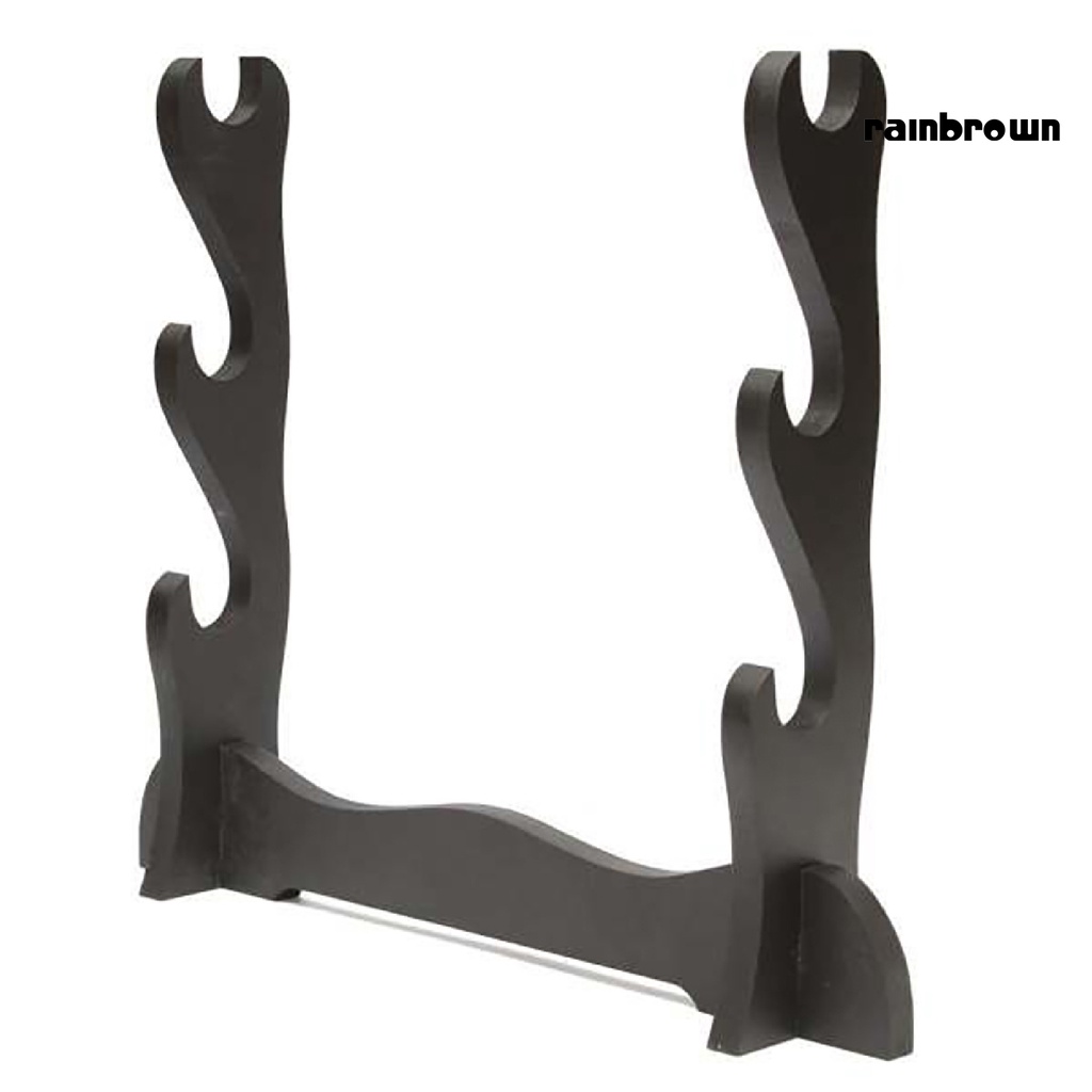 Giá Đỡ Kiếm Bằng Gỗ Thiết Kế 1 / 2 / 3 Tầng Dùng Trưng Bày Tuỳ Chọn Rxhw