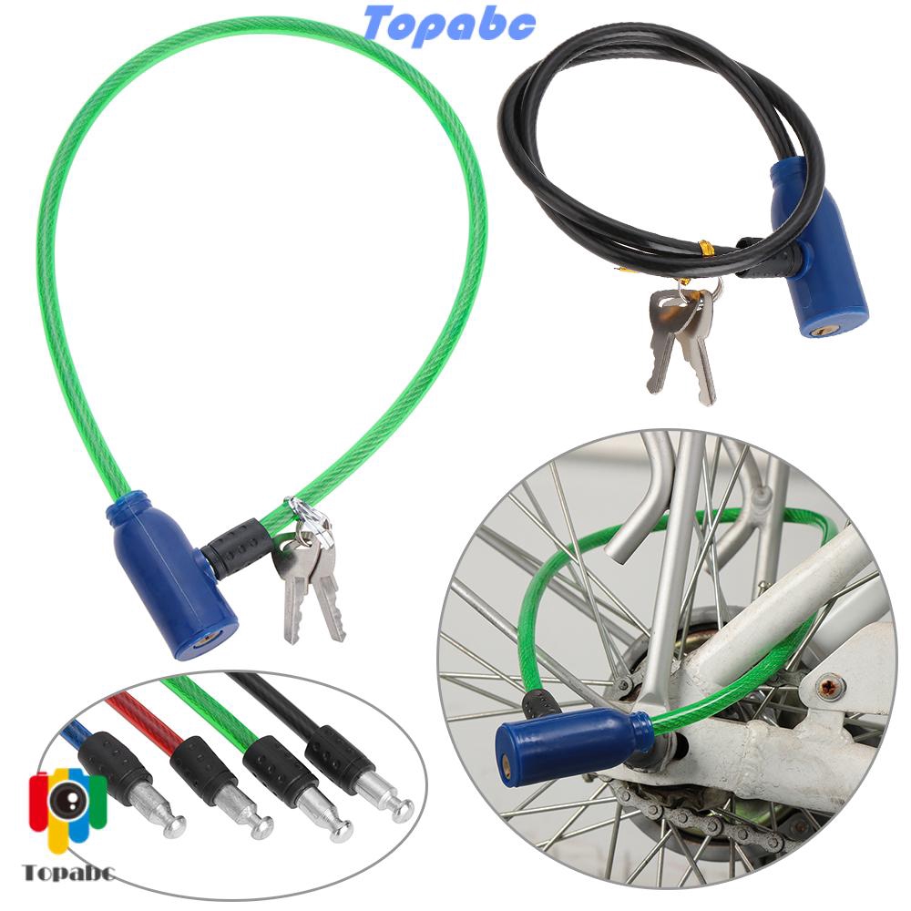 Ổ Khóa Xe Đạp Kèm 2 Chìa Khóa Bằng Thép Tiện Dụng