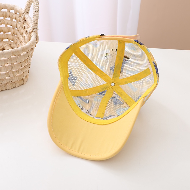 Mũ Lưỡi Trai Phối Lưới Thời Trang Mùa Hè Dễ Thương Cho Bé