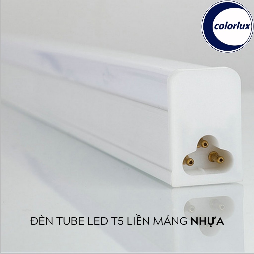 Combo 5 Đèn Tuýp LED Hắt Liền Máng T5 COLORLUX 0,6M-1,2M Ánh Sáng Trắng- Vàng #T5 | BigBuy360 - bigbuy360.vn