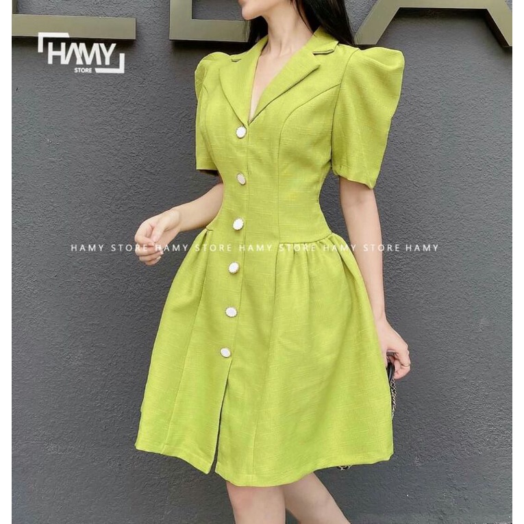 ĐẦM VEST DẠO PHỐ BIG SIZE MÀU XANH LÁ / XANH BƠ