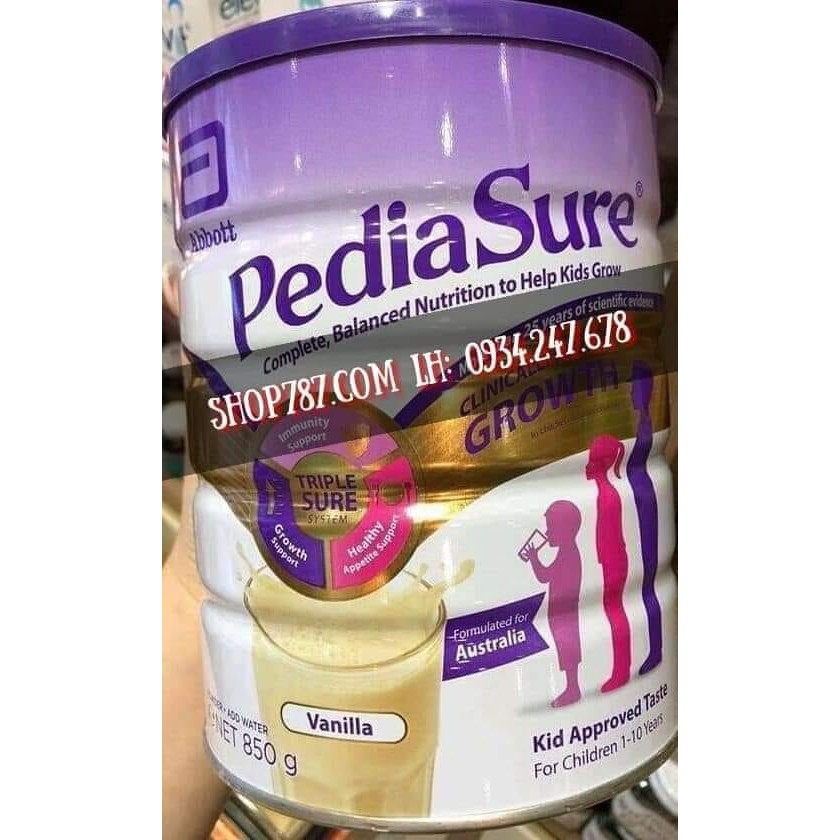 Sữa Pediasure Úc 850g