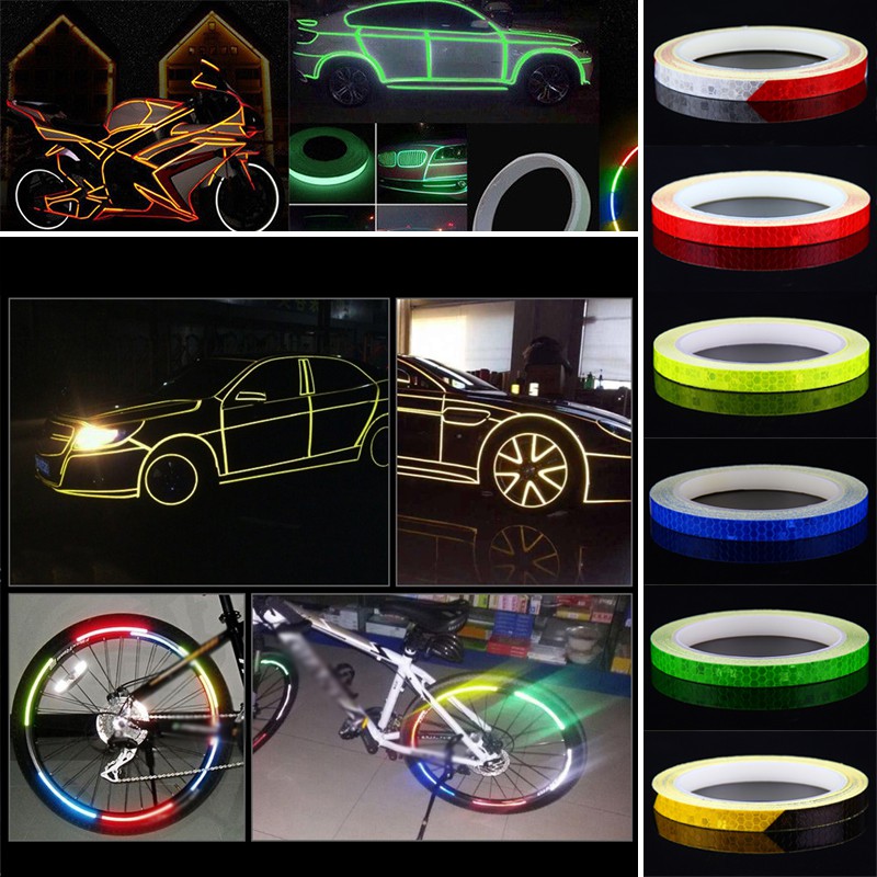 Miếng dán phản quang 8m dành cho xe hơi, xe đạp, xe máy