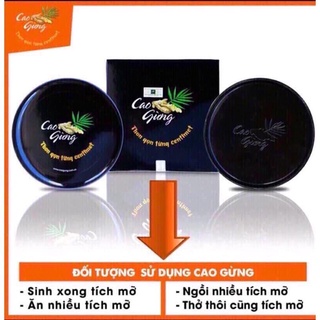Chính hãng cao gừng tan mỡ bụng