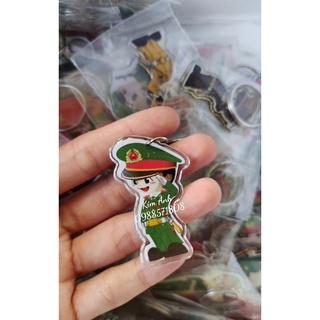 Móc khóa hình meka Bộ đội
