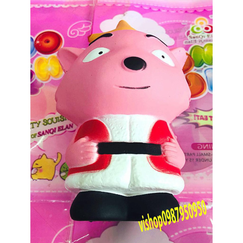 Bán ĐỒ CHƠI SQUISHY CÁO ĐỘI VƯƠNG MIỆN mã ABJ81 Cgia ngon Siêu rẻ