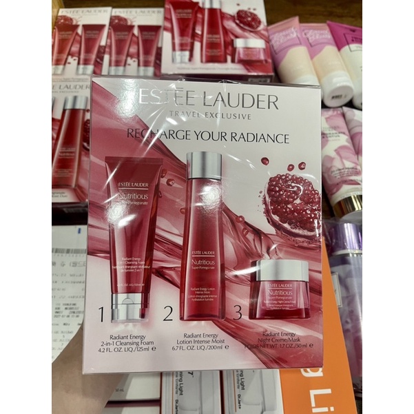 Bộ chăm sóc da Estee lauder lựu đỏ