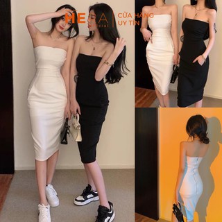 Váy body quây có khóa sau lưng