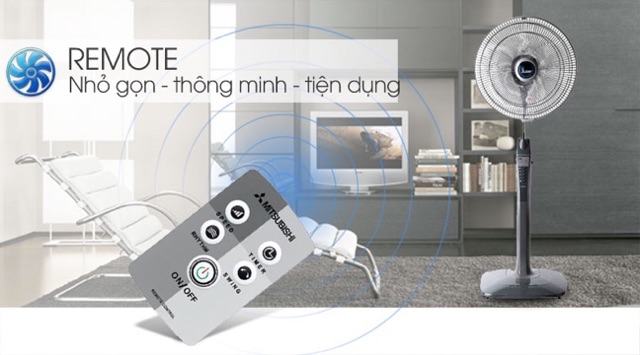 Quạt cây Mitsubishi điều khiển LV16RA