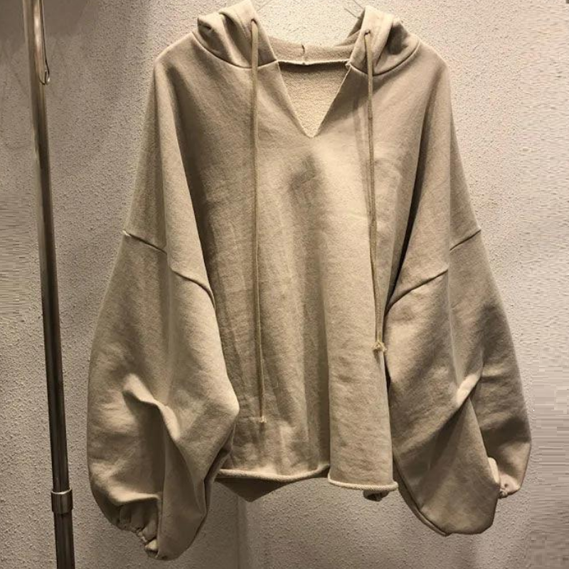 Áo Hoodie Dài Tay Vải Mỏng Thời Trang Mùa Thu Dành Cho Nữ