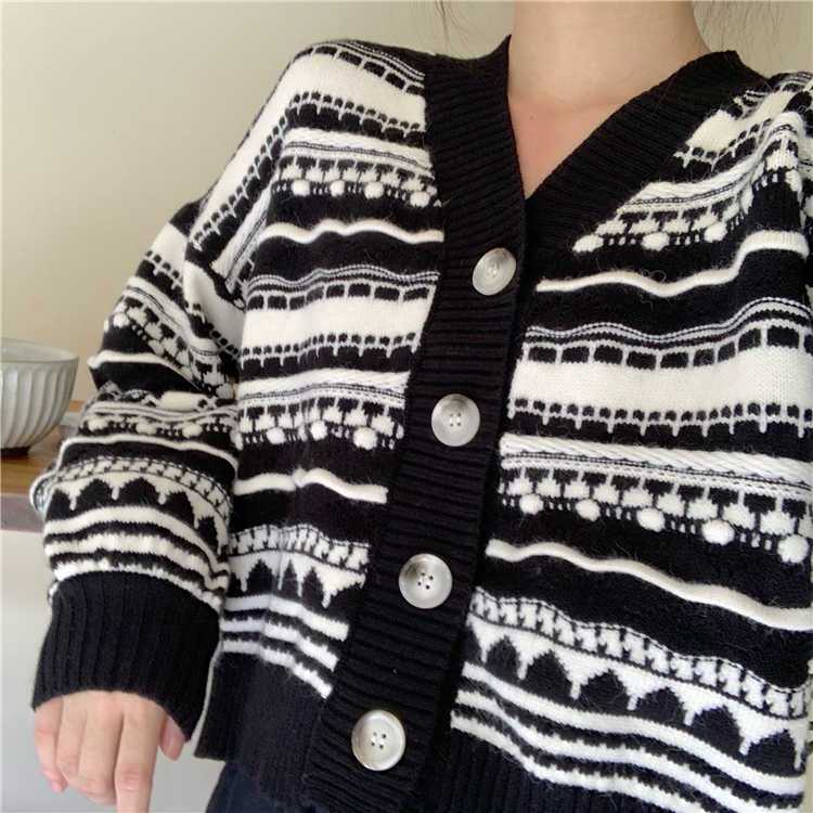 Áo Sweater Dày Dáng Rộng Thời Trang Thu Đông Ấm Áp