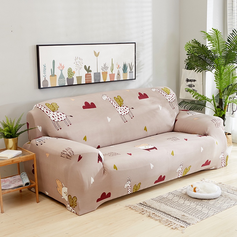 Bọc Ghế Sofa Toàn Diện Chống Bụi Bằng Da Co Giãn Phong Cách Châu Âu Hiện Đại