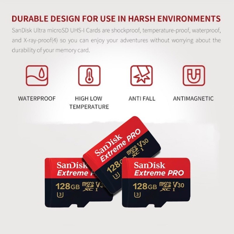 Thẻ Nhớ Micro SD 512GB 256GB 128GB 64GB