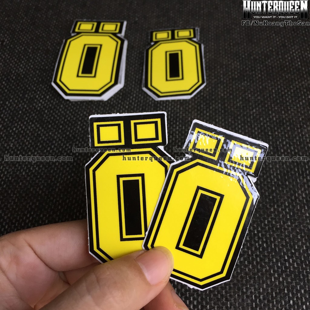 chữ O - Ohlins[8.5x3.5cm] decal cao cấp chống nước, sắc nét, bền màu, dính chặt. Hình dán logo trang trí mọi nơi