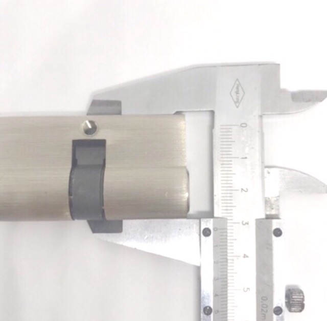 Ruột khoá kính cường lực TRIDENT 32mmX70mm