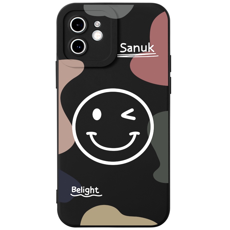 Ốp điện thoại JURSUE họa tiết dễ thương ngộ nghĩnh thích hợp cho iPhone 13 12 11ProMax SE2020 X XR XS 8 7 6S 6Plus Y1850