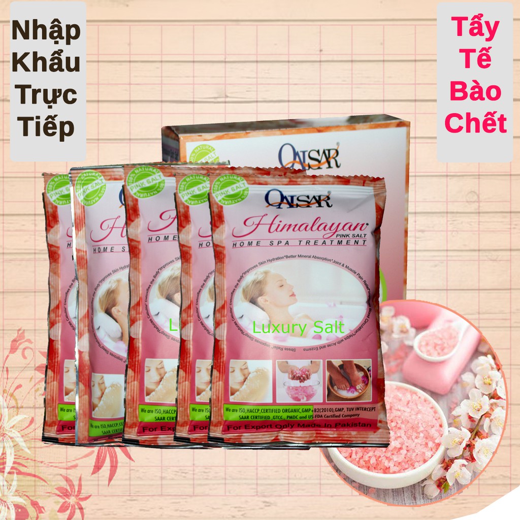 Muối Tắm Himalaya Nhập Khẩu từ Paskitan 1kg, tẩy tế bào chết, dưỡng mềm mịn da