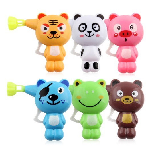 Máy bắn bong bóng hình thú kèm lọ dung dịch thổi bong bóng - Smart Baby