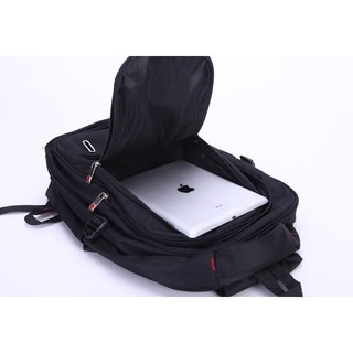 Combo 3 balo caro laptop nhiều ngăn, balo du lịch vải dù, balo nam, balo nữ