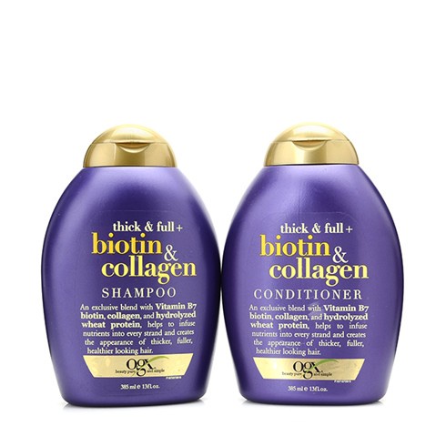 Bộ Dầu Gội Xả Biotin Collagen Tím Chống Rụng Tóc