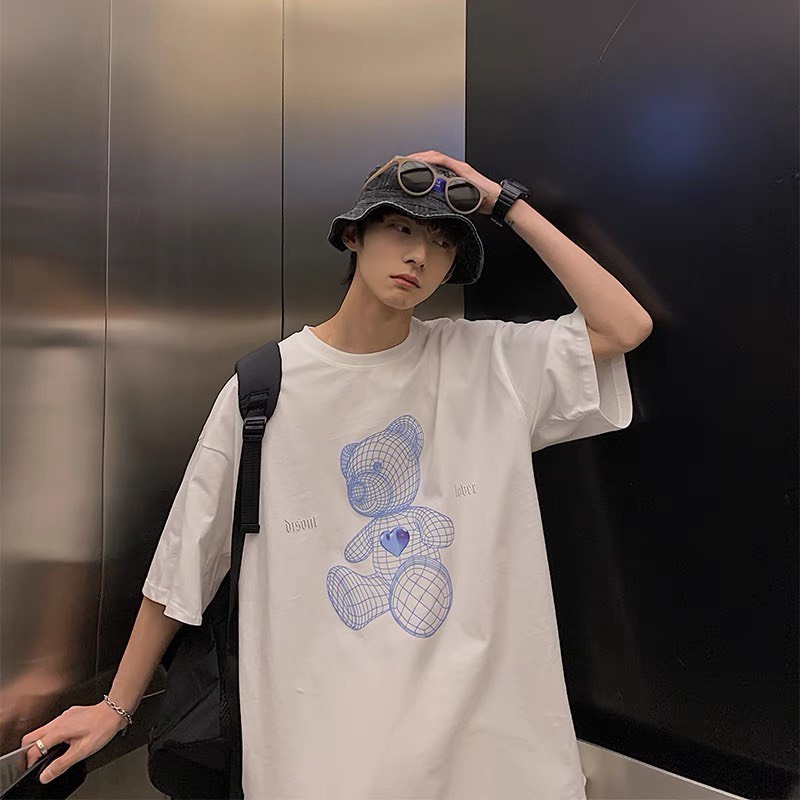 Áo thun phông form rộng tay lỡ nam nữ unisex AT 523