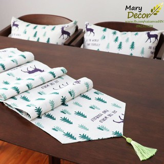 KHĂN RUNNER MARY DECOR - THÔNG TUẦN LỘC KR-E09