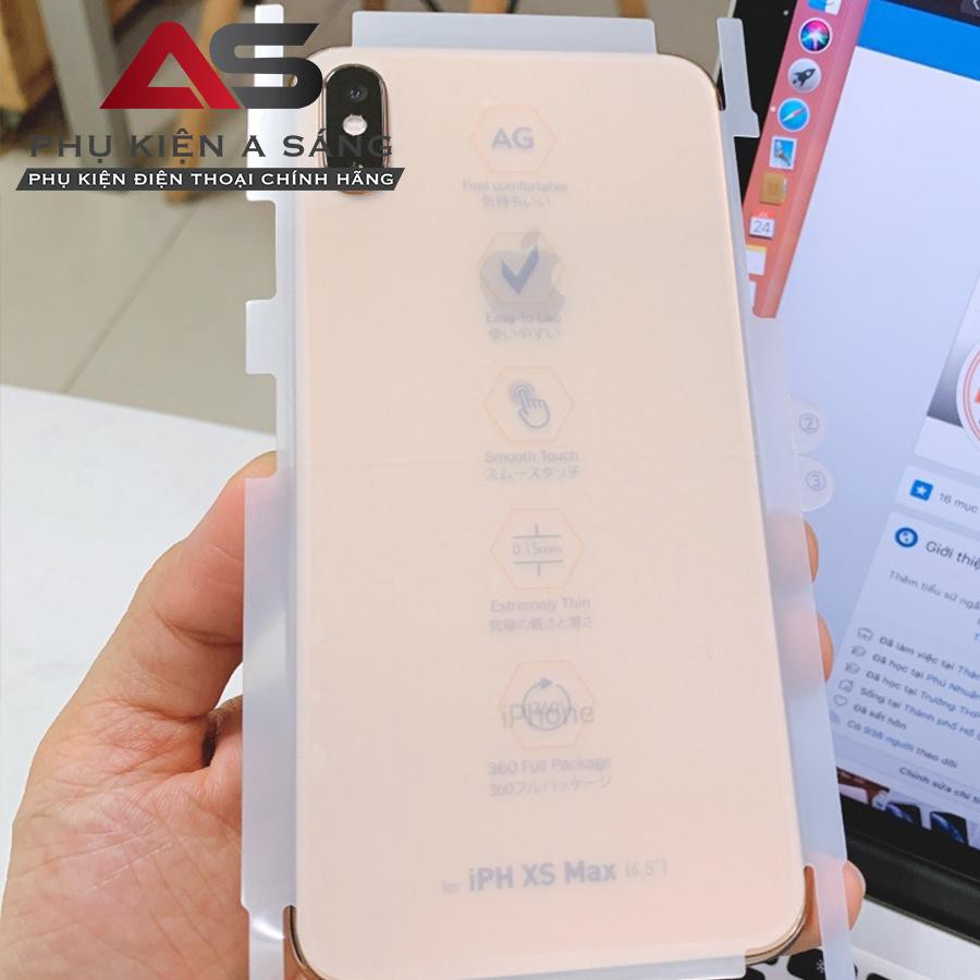 Miếng Dán PPF Nhám Mặt Trước Và Sau ĐT Cho IPHONE và SAMSUNG