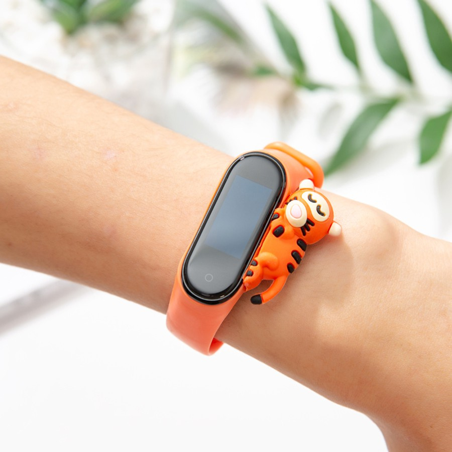 Dây Đeo Silicon Thay Thế Cho Đồng Hồ Thông Minh Xiaomi Mi Band 6 5 4 3