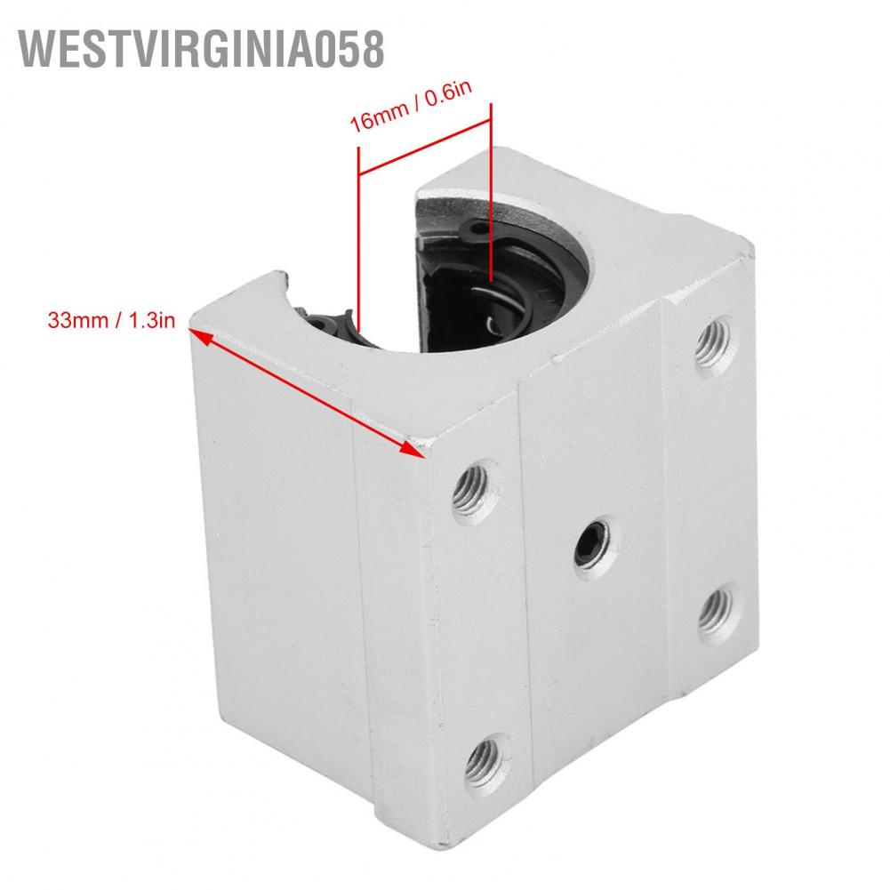 Hàng Hot Ống lót ổ trượt ổ bi chuyển động thẳng mở SBR16UU Hàng giao ngayWestvirginia058