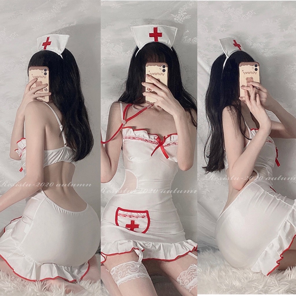 Váy ngủ sexy cô y tá bác sĩ gợi cảm