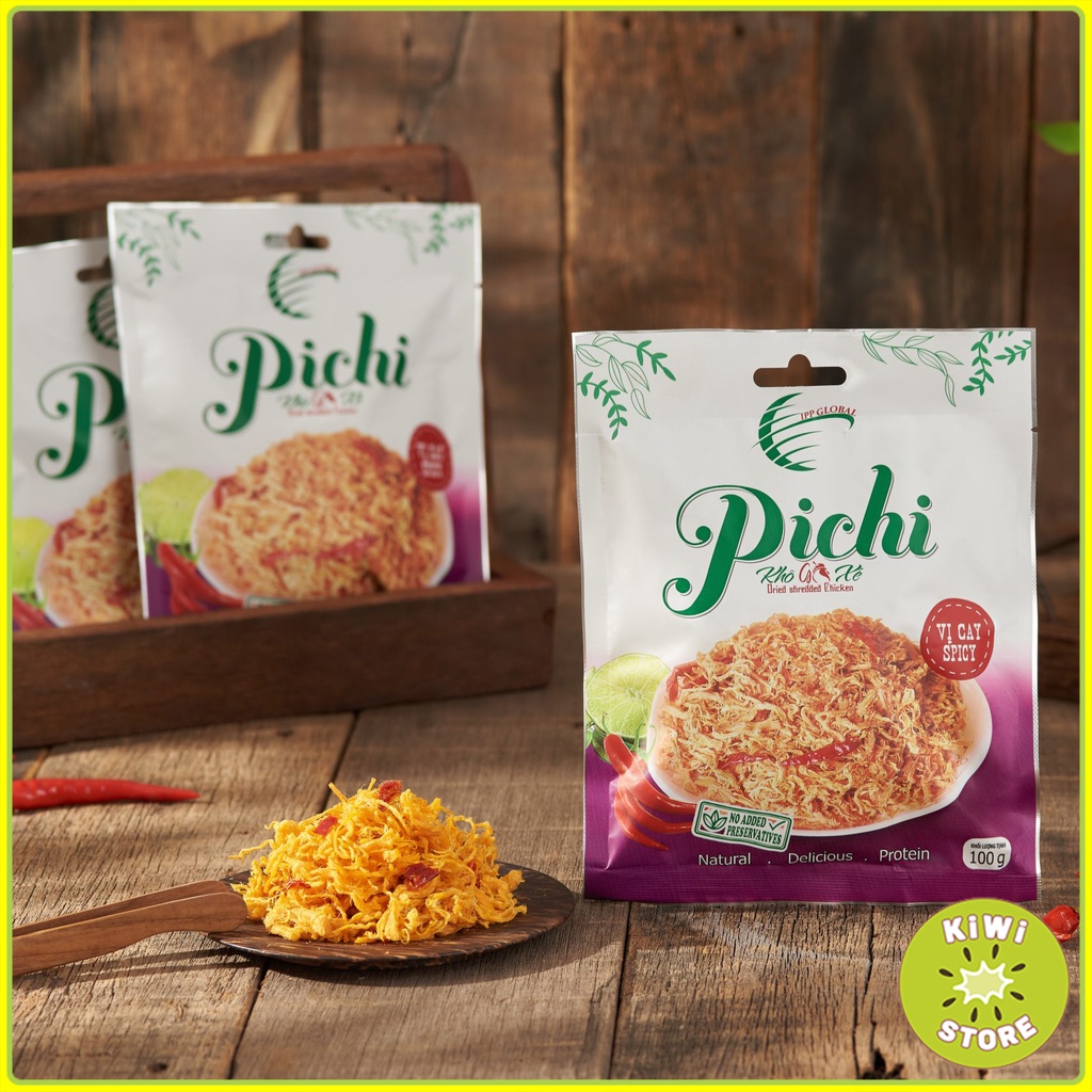 Gà xé lá chanh khô cay 100g đồ ăn vặt Kiwi Store | BigBuy360 - bigbuy360.vn