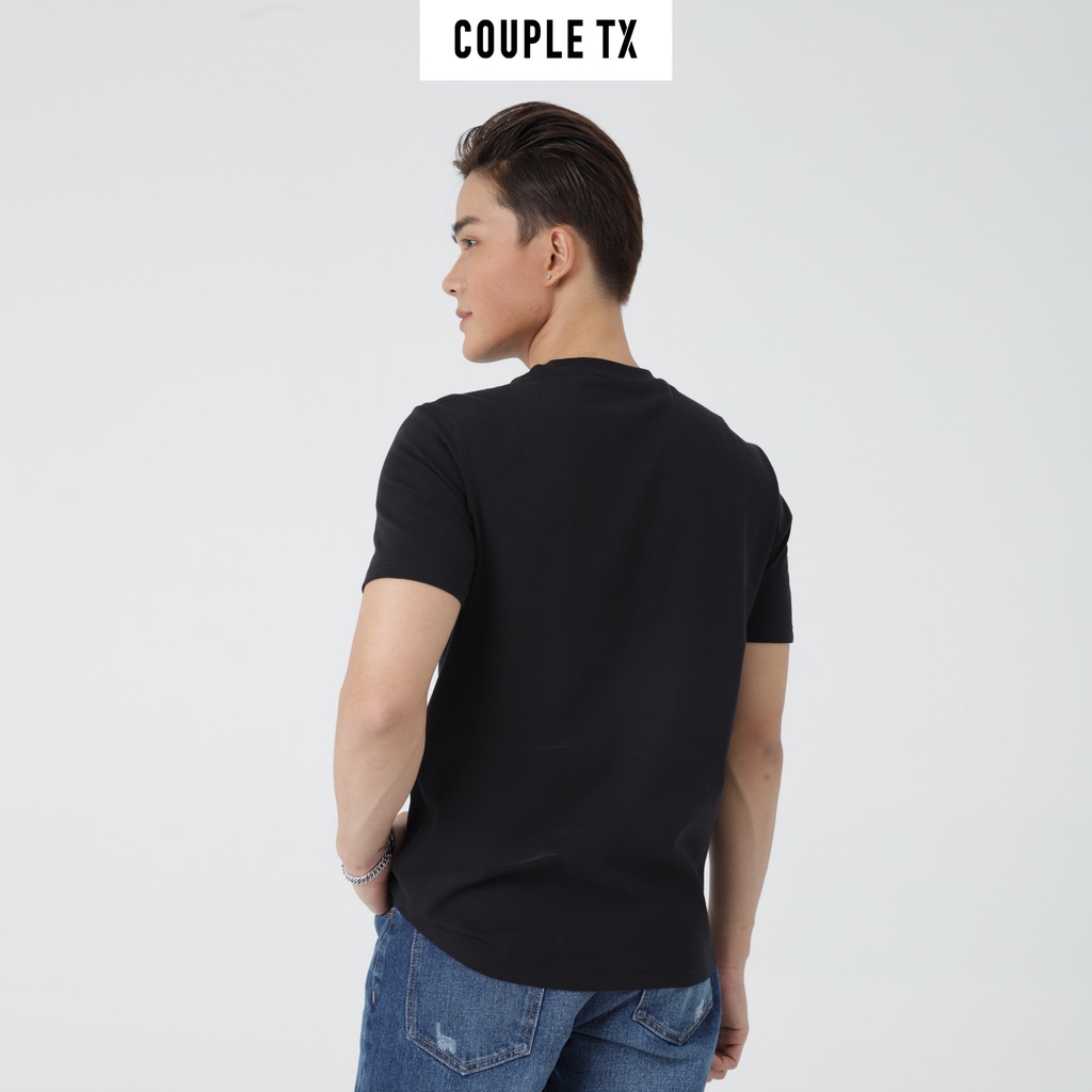 Áo Thun Nam Typo Graphic Happy Today Couple TX MTS 1144