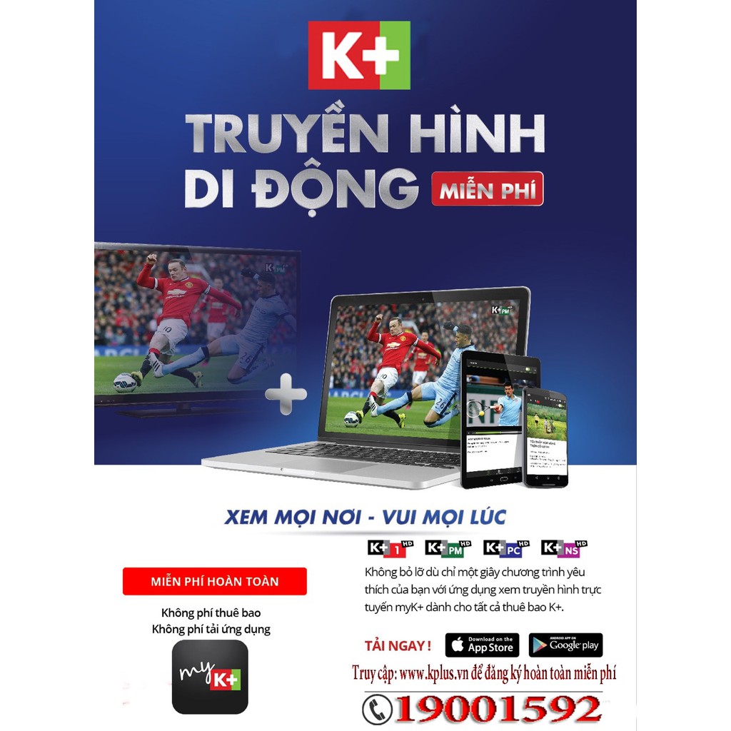 Trọn Bộ đầu thu K+ HD